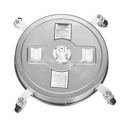 Pintapesuri 21 tuumainen ruostumaton teräs painepesukäyttöön kaksoissuutin neljä pyörää