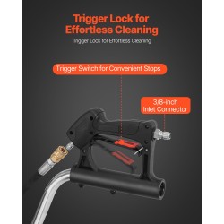 Pintapesuri 22 tuumaa ruostumatonta terästä 2 suutinta 4 pyörää kaksoiskahvalla