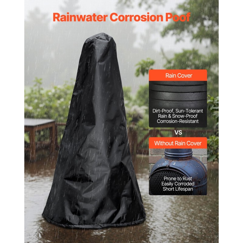 Pallomainen ulkotakka 18-tuumainen alumiininen musta käännettävällä grillillä suojapeitteellä