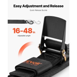 Itsestään kelautuvat räikkäkiristimet teräs ja PP-muovi 5×122 cm 226,8 kg 2-osainen peräkärryihin