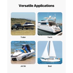 Itsestään kelautuvat räikkäkiristimet teräs ja PP-muovi 5×122 cm 226,8 kg 2-osainen peräkärryihin