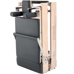 Taitettava puinen Pilates reformer kaksinkertainen vastus istuinlaatikko kotistudioon