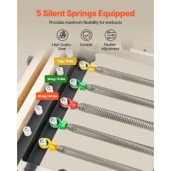 Taitettava puinen Pilates-reformer kaksinkertainen vastus istuinlaatikko kotistudioon