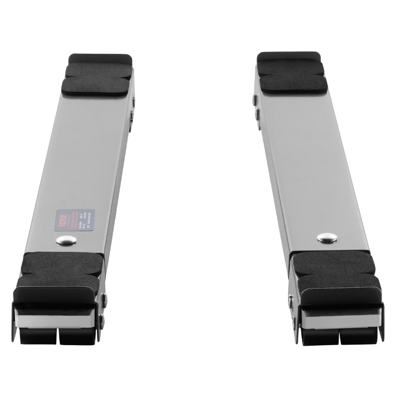 Säädettävä rullateline hiiliteräsrungolla 17.5–27.6 tuumaa 149.7 kg kantavuus 16 pyörää pesukoneille