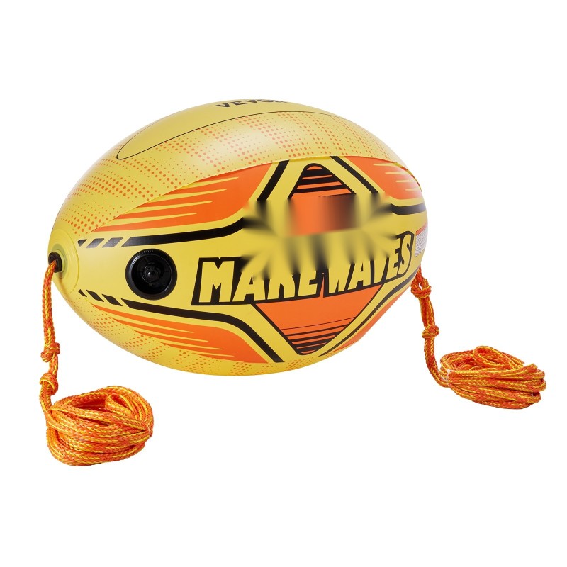 Täytettävä vetopallo vedettävälle vesilelulle PVC-sisäosalla 1010×650×650 mm 3 PE-köyttä