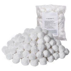 Suodatinpallot 100 polyesterikuitua 50 mm pesupussilla uima altaisiin akvaarioihin