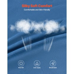 Säkkituoli hollantilaisesta sametista sininen korkeatiheyksinen vaahto aikuisille irrotettava ja pestävä päällinen