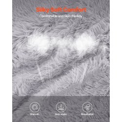 Muuntautuva säkkituoluvuode plyyssipäällisellä vaahtotäytteellä irrotettavalla pestävällä päällisellä harmaa