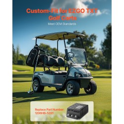 Nopeudensäädin golfkärryyn 48 V 250 A sopii EZGO TXT IP65