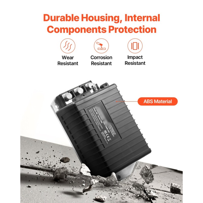 Nopeudensäädin golfkärryyn 48 V 250 A sopii EZGO TXT IP65