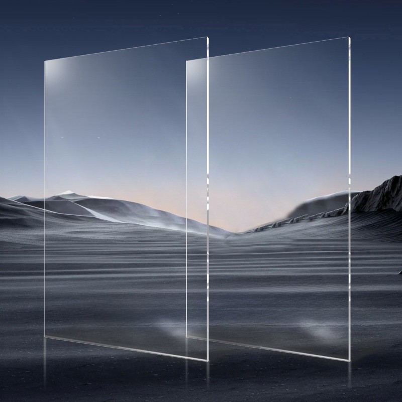 Akryylilevyt 2 kpl 3 mm 610 x 1219 mm läpinäkyvät valokuvakehyksiin