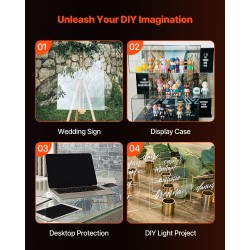 Kirkas akryylilevy 6 mm 914 x 1219 mm 1 kpl askarteluun