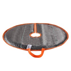 Itsekasteleva kastelurengas puuille PVC-materiaali 4 kpl 37,8 l