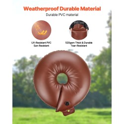 Puiden kastelurenkaat 4 kpl PVC 60,6 l hidas veden vapautus