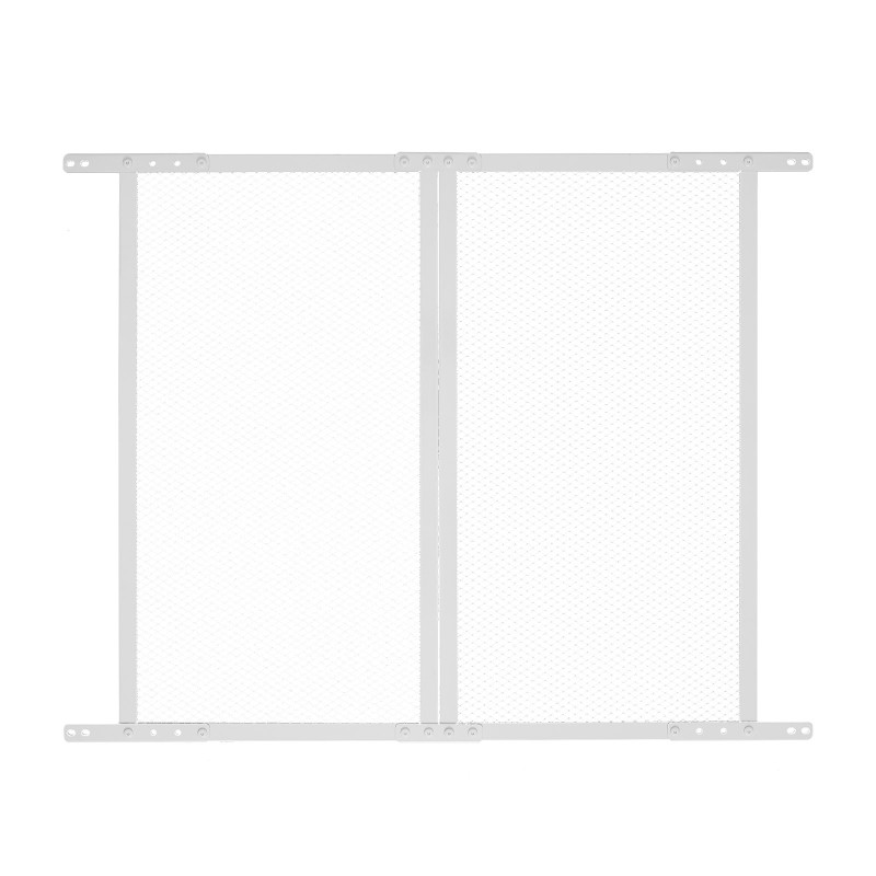 Oviverkon suojus alumiinirunkoinen 660 x 610 mm lemmikkiystävällinen hengittävä matkailuautoon