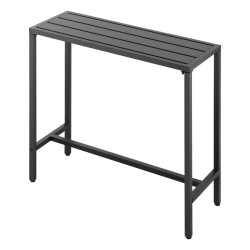 Baaripöytä 100 x 37 5 cm korkeus 98 cm Q195 teräsrunko vedenkestävä pöytätaso