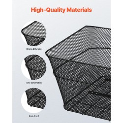 Metallinen polkupyörän takakori 22 kg kantavuudella vesitiivis suojapeite