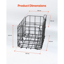 Taitettava metallinen takakori tavaratelineeseen 22 kg kantavuus irrotettava sisäpussi vedenpitävä suojapeite
