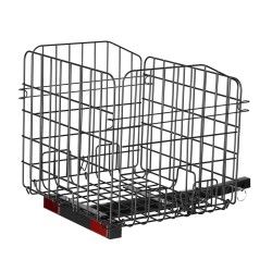 Taittuva metallinen takakori liikkuvuusskootteriin ruosteenestopinnoitettu viidentoista kilogramman kantavuus