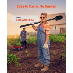 Kuoppaporakone käsikäyttöinen lasikuituvarsi 145 mm halkaisija 1460 mm 50Mn hiiliteräs