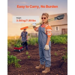 Käsikäyttöinen kuoppapora 110 mm halkaisija 1460 mm pituus puuvarsi 50Mn-terä puutarhaan