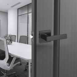 Välioven painikkeet sinkkiseos 6 kpl mattamusta ei-lukittava käännettävä sisäoviin