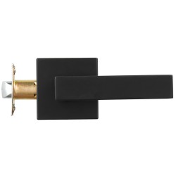 Läpikulkukahva sinkkiseos mattamusta sisäoviin ovipaksuus 35 45 mm telki 60 70 mm 1 kpl