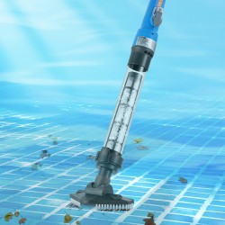 Akkukäyttöinen altaan imuri 60 minuutin käyttöaika neljällä harjapäällä