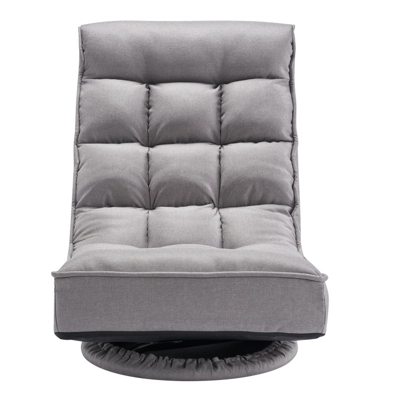 Kääntyvä lattianojatuoli teräsrunkoinen neliasentoinen säädettävä selkänoja tiivis pehmuste kokoon taitettava