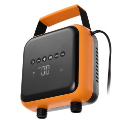 Sähköpumppu SUP laudoille 12 voltin 6 esiasetusta kompaktilla kantorepulla