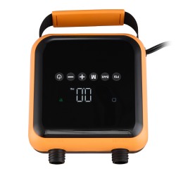 Sähköpumppu SUP-laudoille 12 voltin 6 esiasetusta kompaktilla kantorepulla