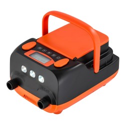 Sähköinen SUP lautapumppu ladattava 6000 mAh akku 20 PSI LED näyttö 7 suutinta ABS muovi