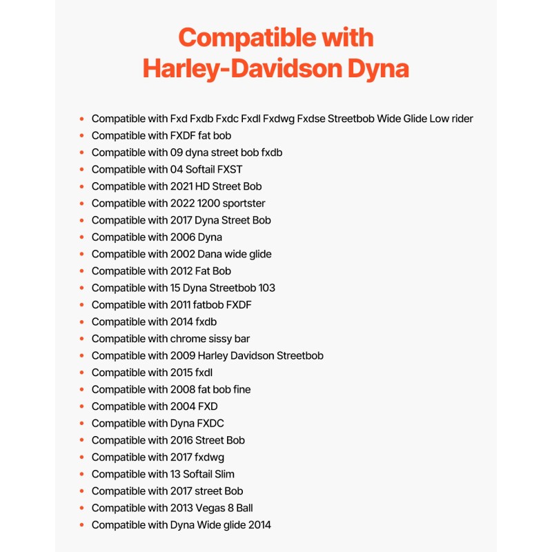 Moottoripyörän matkustajan selkänoja irrotettava vesitiivis keinonahka 730 mm Harley-Davidson Dana yhteensopiva