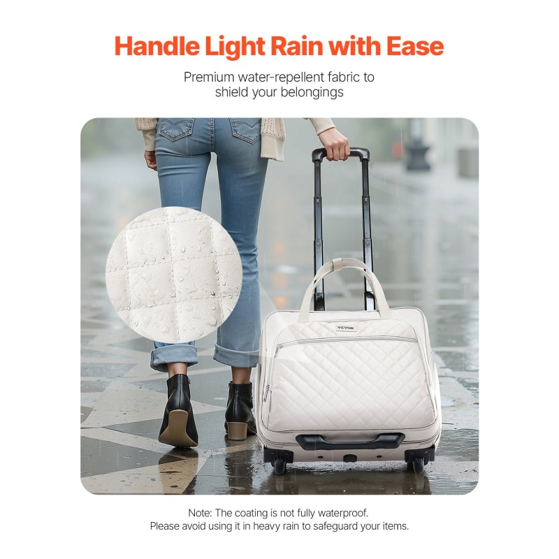 Rullattava laukku kannettavalle 15,6-tuumaiselle 420D-kangas vedenpitävä pinnoite