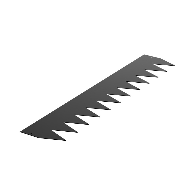 Galvanoitu teräsreunalista 6 kpl 1016 x 203 mm musta nurmikon rajaamiseen