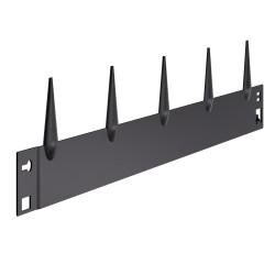 Galvanoitu teräsreunus 5 kpl 990x156 mm musta nurmikon rajaamiseen