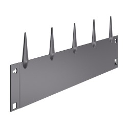 Galvanoitu teräsreunalista 990 mm pituus 127 mm korkeus 5 kpl taipuisa ulkokäyttöön