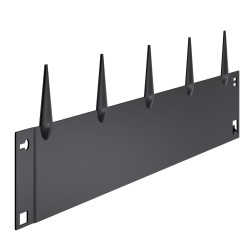 Nurmikon reunussetti sinkitty teräs 5 kpl 990 mm 127 mm musta