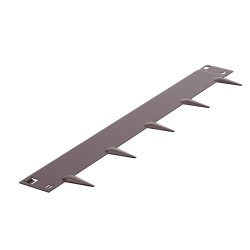 Galvanoitu teräsreunusnauha nurmikon rajaamiseen 990 mm 5 osaa ruskea