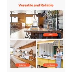Automaattinen donitsikone 4 riviä 240 kpl tunnissa 304 ruostumaton teräs