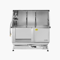 Koirien pesuallas sähköisesti säädettävä ruostumaton teräs 127 cm vasen ovi hana suihkupää