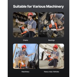 Akkukäyttöinen rasvaprässi 8000 PSI 18V-yhteensopiva ilman akkua 35,4-tuumainen letku 400 g