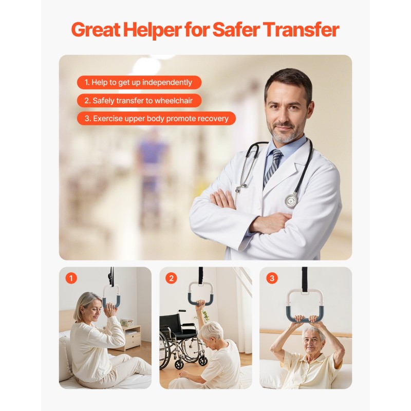 Trapetsitanko teräs vapaa seisova korkeus 1730 mm kantavuus 136 kg korkeussäädettävä kahva