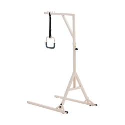 Sängyn kolmiotanko lattiatelineellä korkeussäädettävä Q195-teräs 2 pyörää 159 kg kantavuus