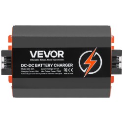 DC-DC-akkulaturi 12V 60A 750W alumiinikuori ajoneuvoihin ja veneisiin