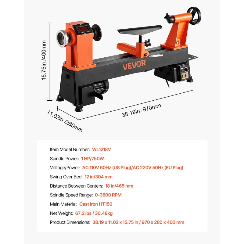 Penkkisorvi valurauta HT150 750 wattia harjaton tasavirtamoottori keskipisteiden väli 465 millimetriä