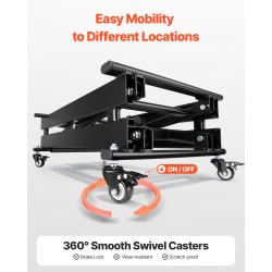 Sähköinen nostopöytä hiiliteräsrunko korkeussäädettävä 200–710 mm 150 kg