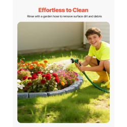 Tekokivinen PE-muovinen reunuselementti 1180×95×57 mm pakkaus 6 kiveä hiekkakiven harmaa