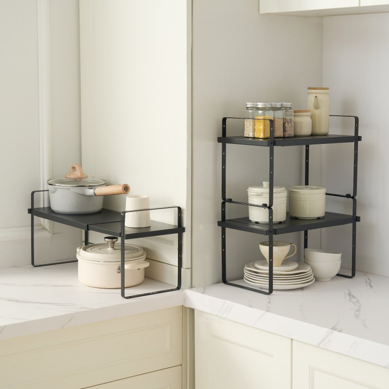 Maustehylly säädettävä leveys 405–650 mm korkeudensäätö 99–180 mm kaksikerroksinen kantavuus 10 kg