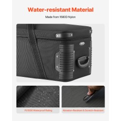 Studiotrolleylaukku 129,9 l vedenkestävä 1680D nylonmateriaali